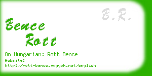 bence rott business card